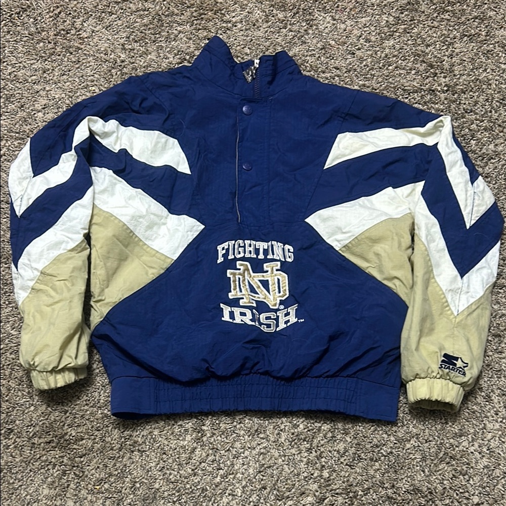 Men’s vintage notre dame starter jacket